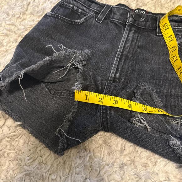 Urban outfitters bdg girlfriend high-rise shorts (black)-27 - Picture 5 of 7